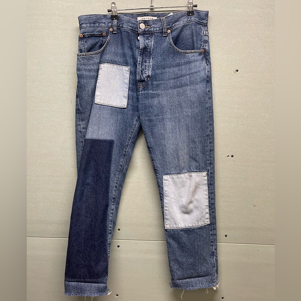 Pacsun, vintage loose fit patch jeans